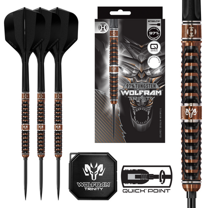 Harrows Wolfram Trinity 97% Tungsten Steeldarts