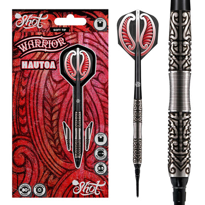 Shot Warrior Hautoa 80% Tungsten Softdarts