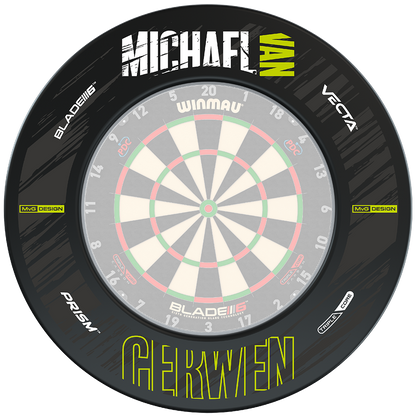 Winmau Dartboard Surround - MvG Retro