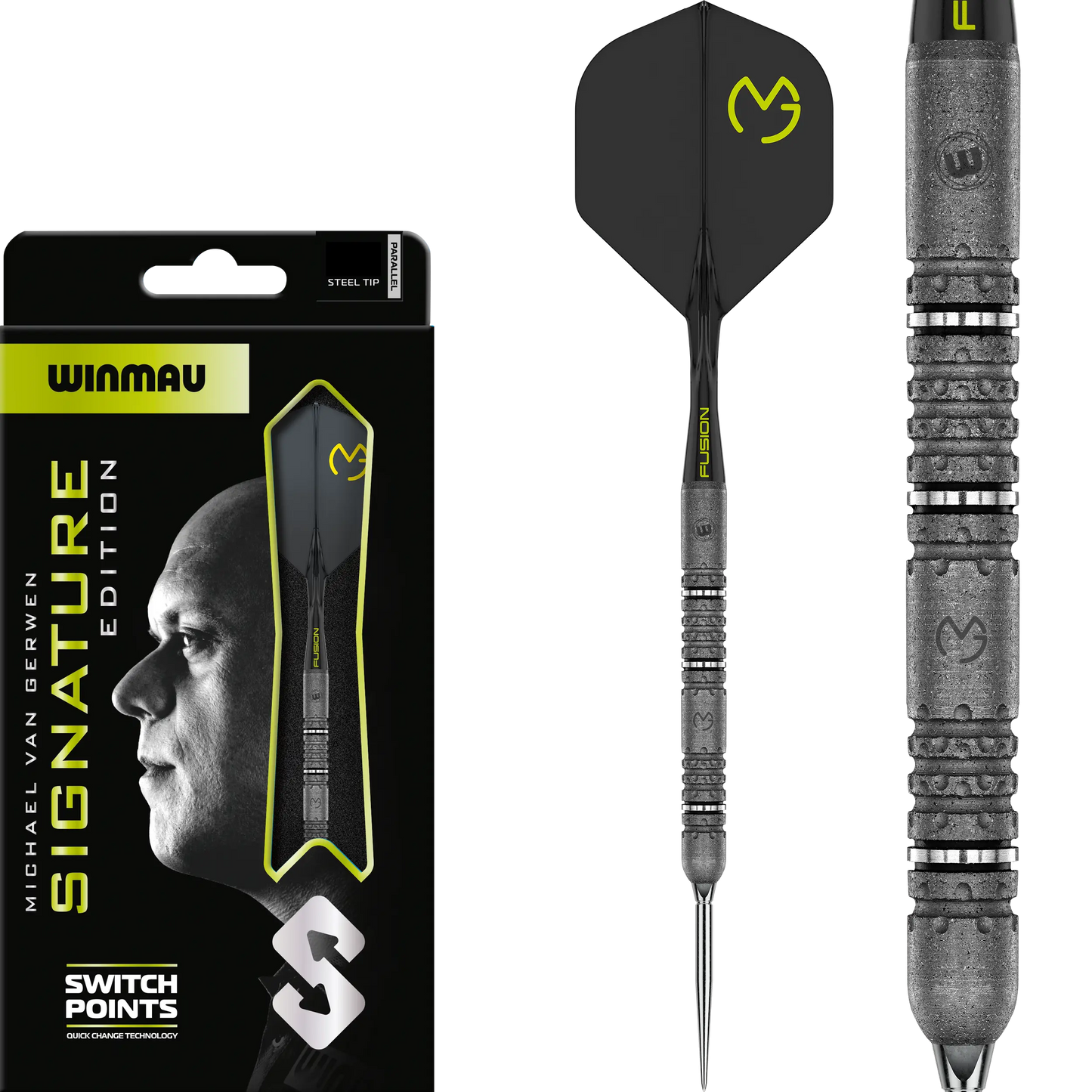 Winmau Michael van Gerwen Signature Edition 90% Tungsten Switch Point Steeldarts