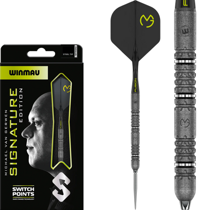 Winmau Michael van Gerwen Signature Edition 90% Tungsten Switch Point Steeldarts