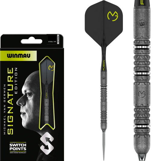 Winmau Michael van Gerwen Signature Edition 90% Tungsten Switch Point Steeldarts