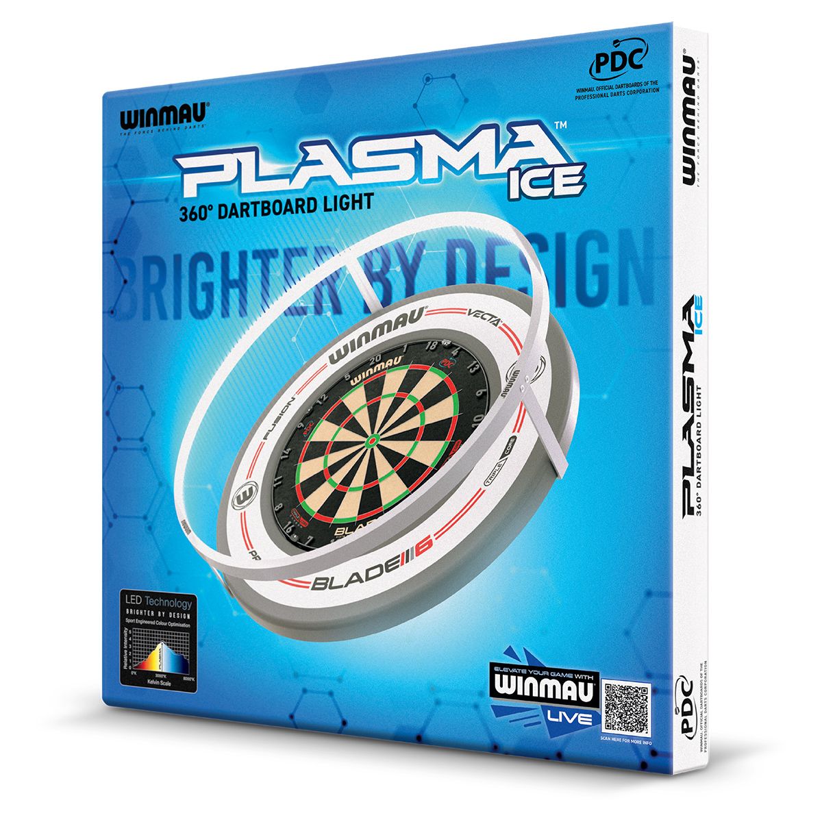 Winmau Plasma Dartboard LED Beleuchtung - ICE