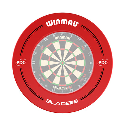 Winmau Dartbord Surround - PDC Rood