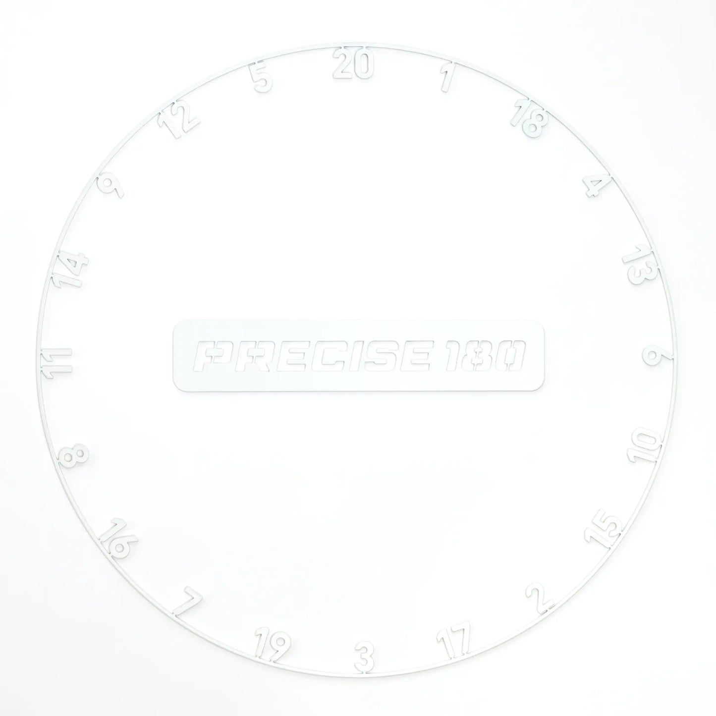 Precise180 Zahlenring OnePiece - Classic White