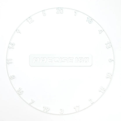 Precise180 Zahlenring OnePiece - Classic White