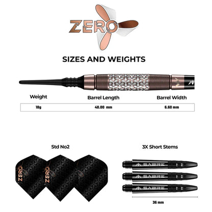 Mission Zero 97,5% Tungsten Softdarts