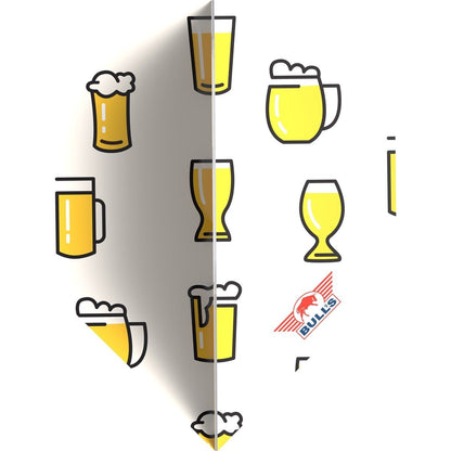 Bull's NL Beer Cartoons Flights