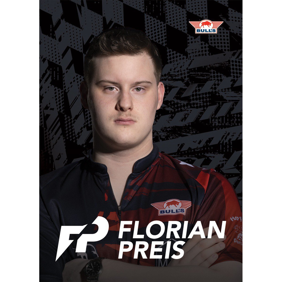 Bull's NL Florian Preis Autogrammkarte - Signiert