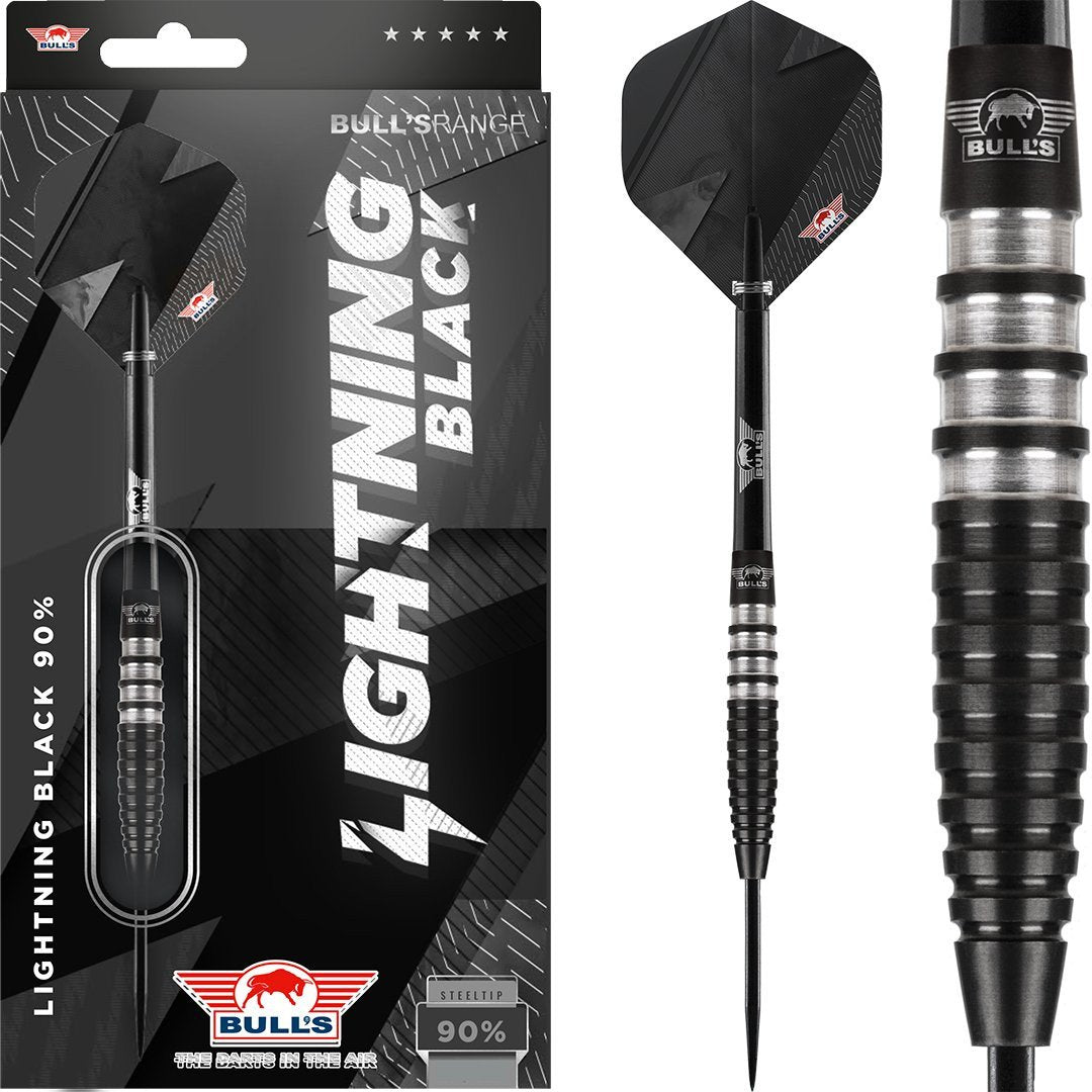 Bull´s NL Lightning Black 90% Tungsten Steeldarts