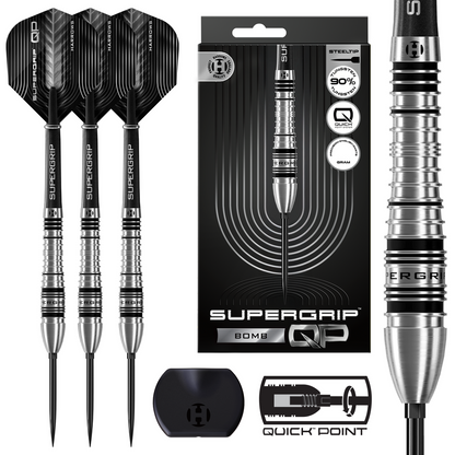 Harrows Supergrip QP Bomb 90% Tungsten Steeldarts