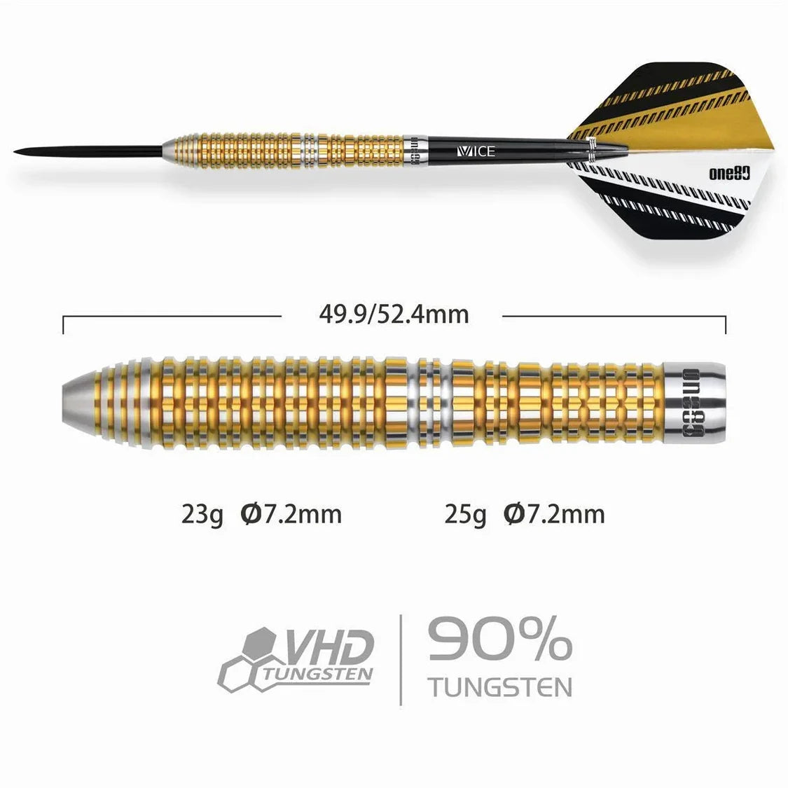 One80 Dominik Celary Signature 90% Tungsten Steeldarts