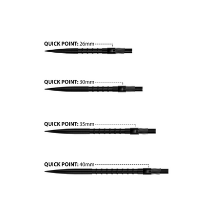 Harrows HM Grip Quick Point - Schwarz