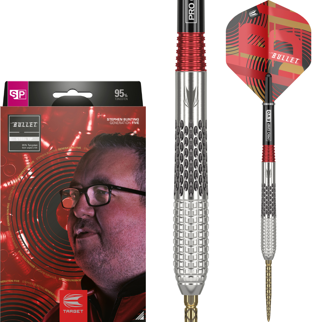 Target Stephen Bunting G5 95% Tungsten Swiss Point Steeldarts