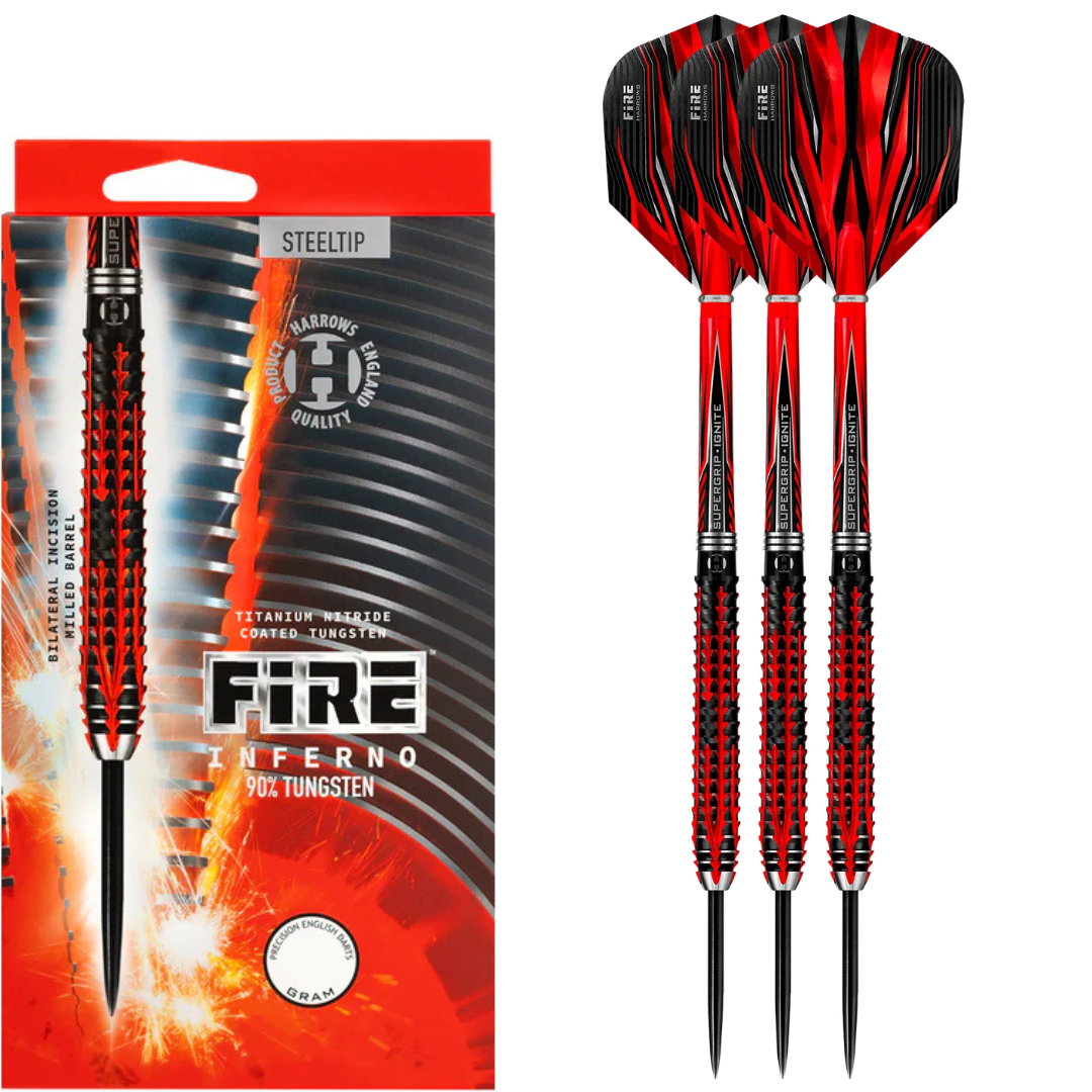 Harrows Fire Inferno 90% Tungsten Steeldarts