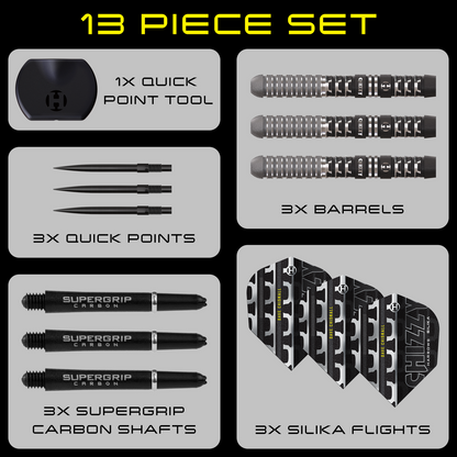 Harrows Dave Chisnall Series 4 90% Tungsten Steeldarts