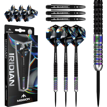 Mission Iridian 90% Tungsten stalen darts 