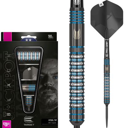 Target Adrian Lewis Black 90% Tungsten Swiss Point Steeldarts