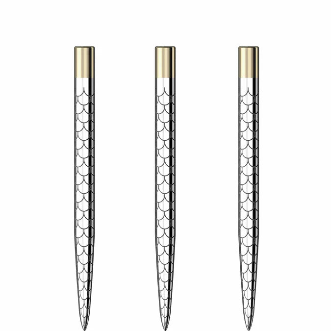 Mission Laser Plus Dart Points - Fan Mosaic - Silber