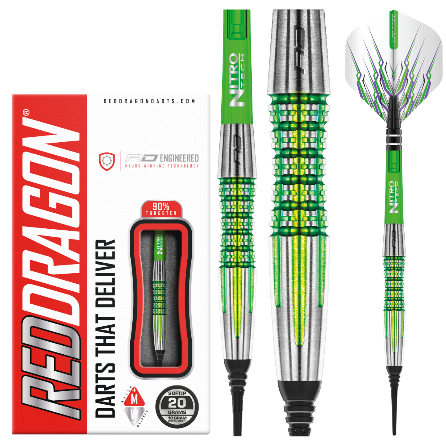 RedDragon Fusion Plus 90% Tungsten Softdarts