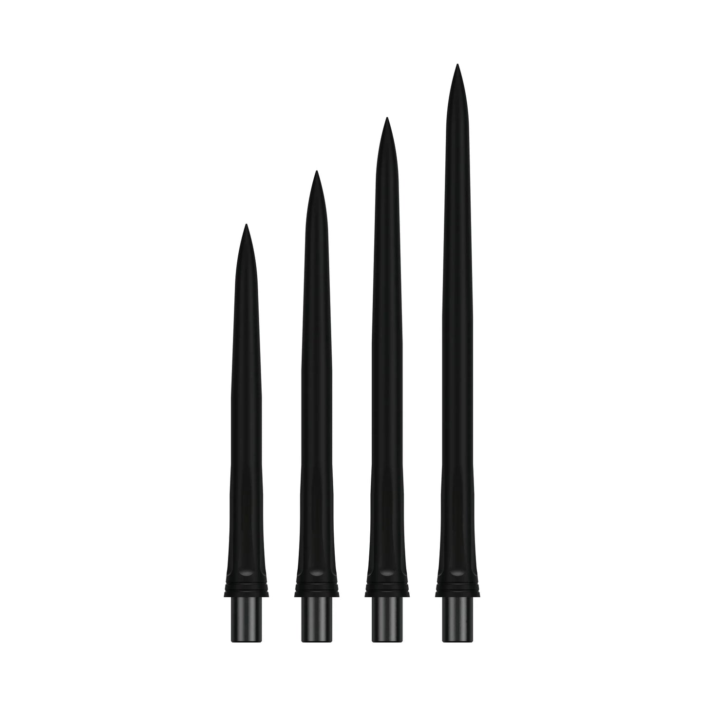 Precise180 Steeldartspitzen - Schwarz - Smooth