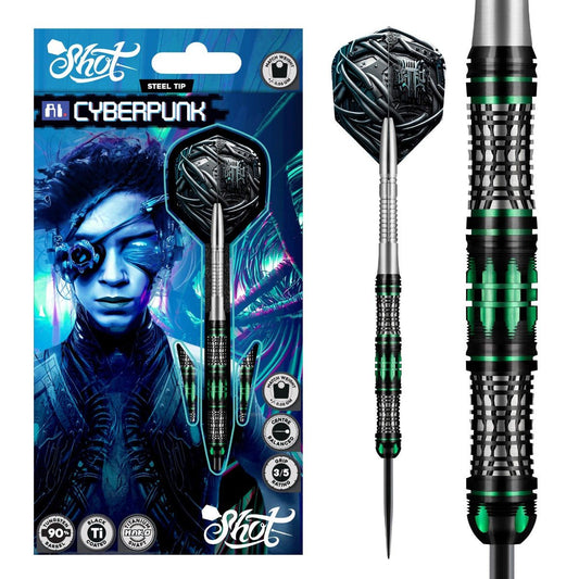 Shot AI Cyberpunk 90% Tungsten Steeldarts