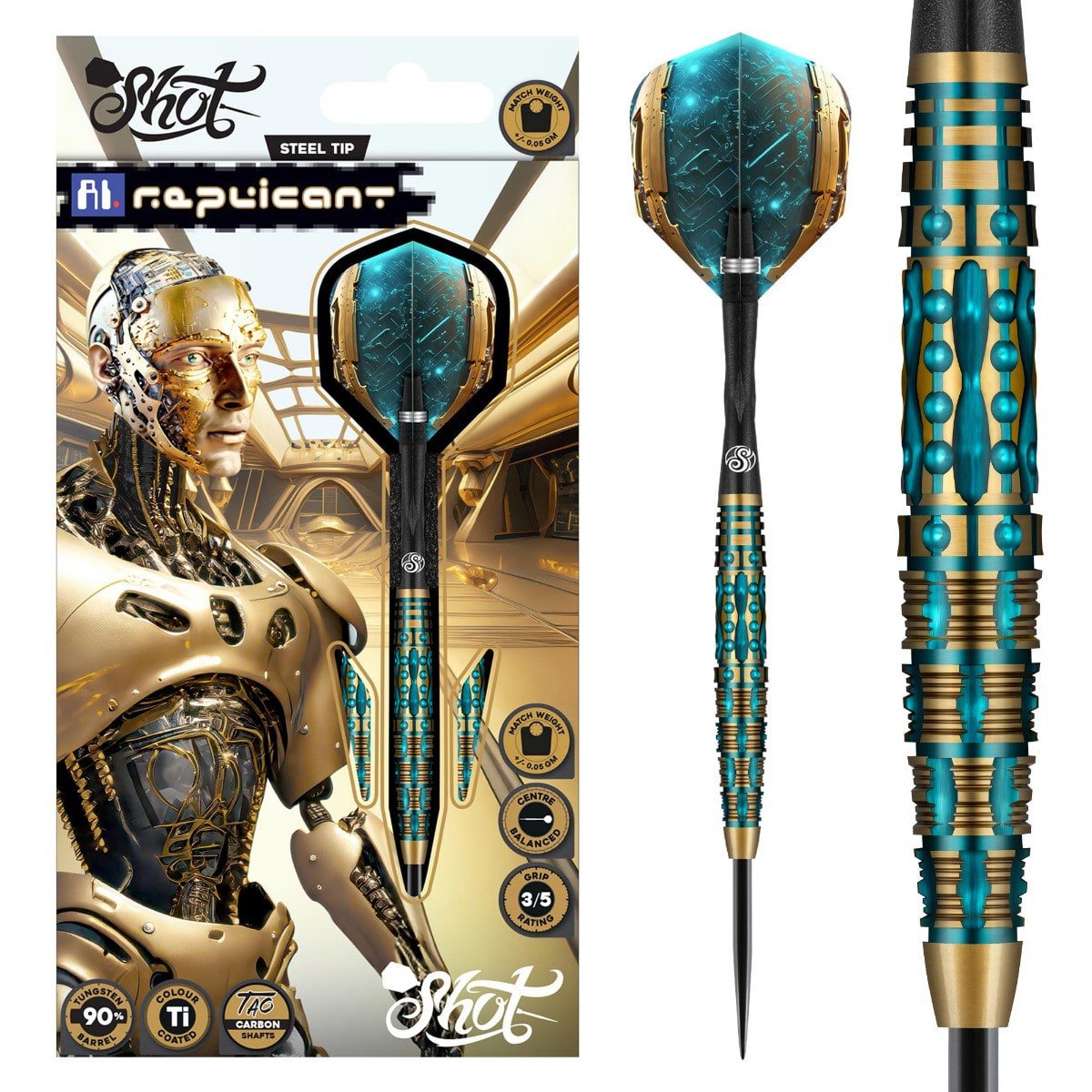 Shot AI replicant 90% wolfraamstaal darts