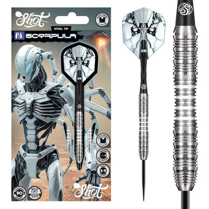 Shot AI Scorpula 90% Tungsten Steeldarts