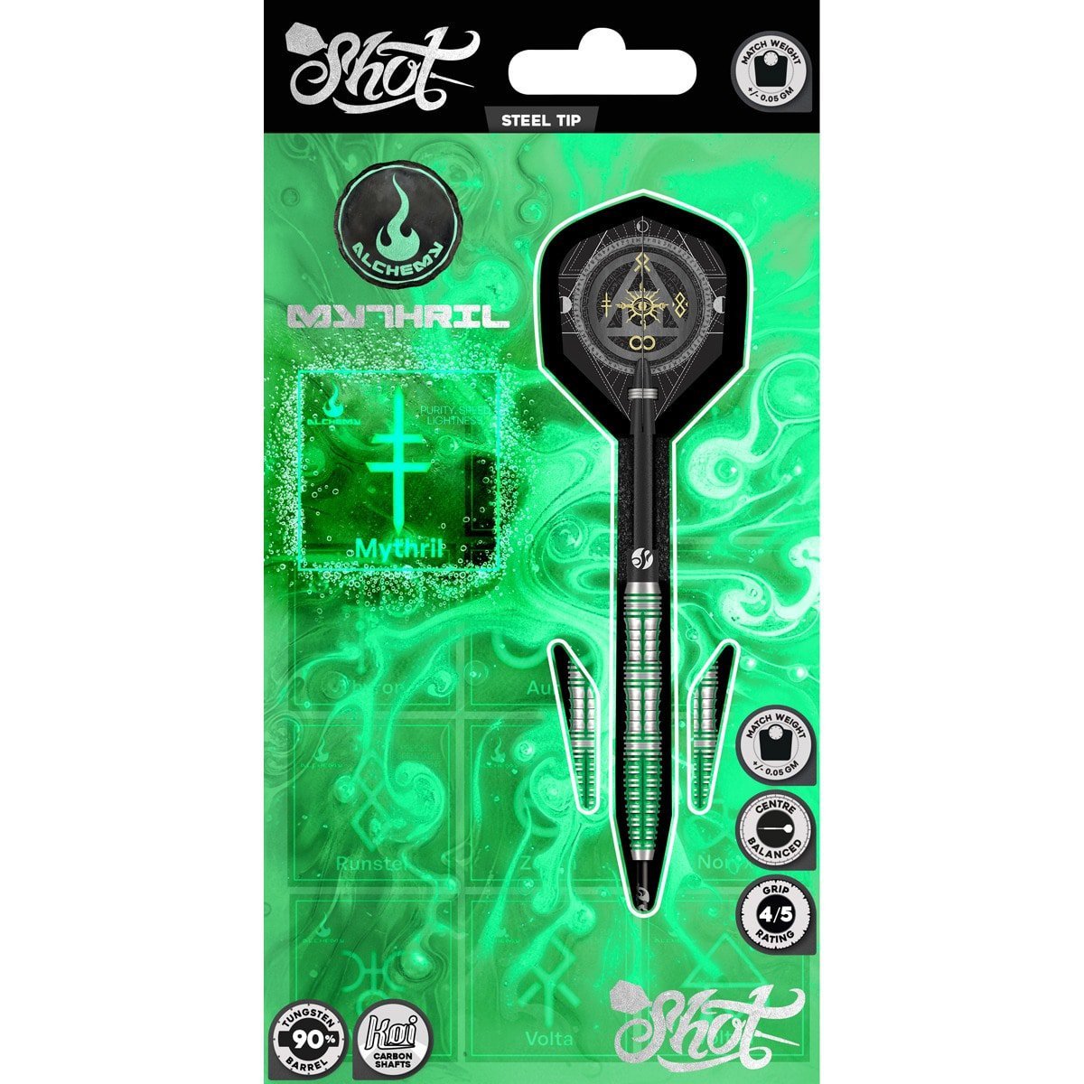 Shot Alchemy Mythril 90% Tungsten Steeldarts
