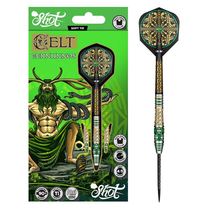 Shot Celt Cernunnos 90% wolfraam stalen darts
