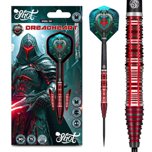 Shot Future Knights Dreadheart 90% Tungsten Steeldarts