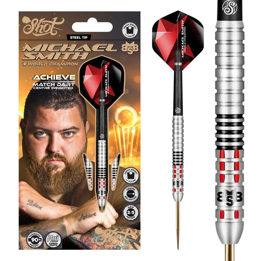 Shot Michael Smith behaalt 90% Tungsten Steel-darts