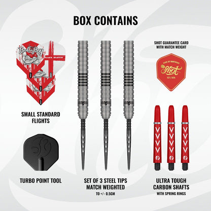 Shot Michael Smith Series II 90% Tungsten Steeldarts