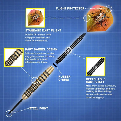 Shot Talisman Brass Steeldarts