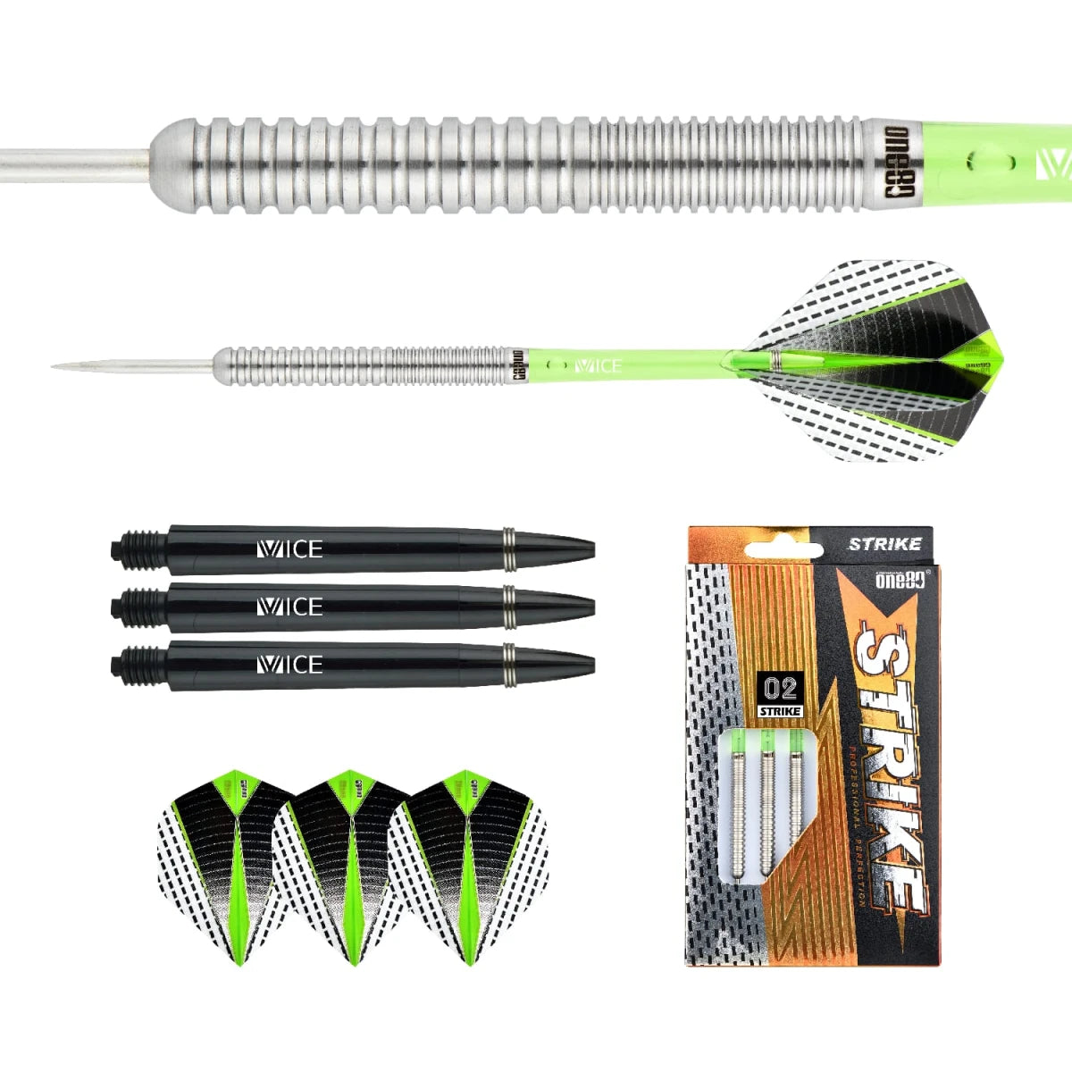 One80 Strike 02 90% Tungsten Steeldarts