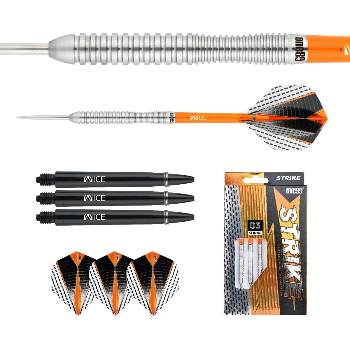 One80 Strike 03 90% Tungsten Steeldarts