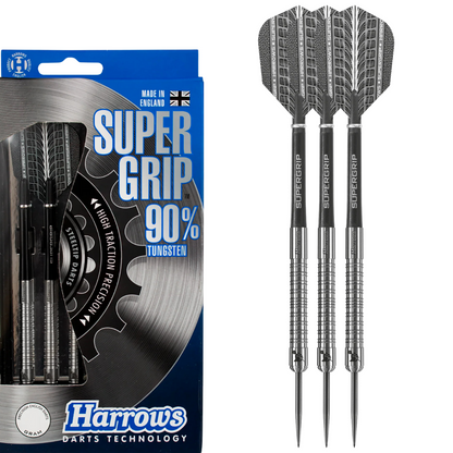 Harrows Super Grip 90% Tungsten Steeldarts