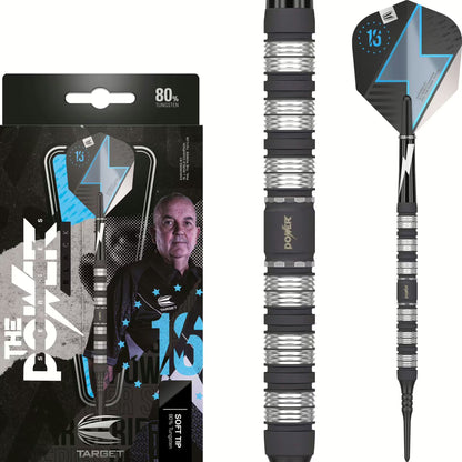 Target Phil Taylor The Power Series Black 80% Tungsten Softdarts