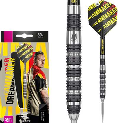 Target Dimitri van den Bergh 80% Tungsten Swiss Point stalen darts