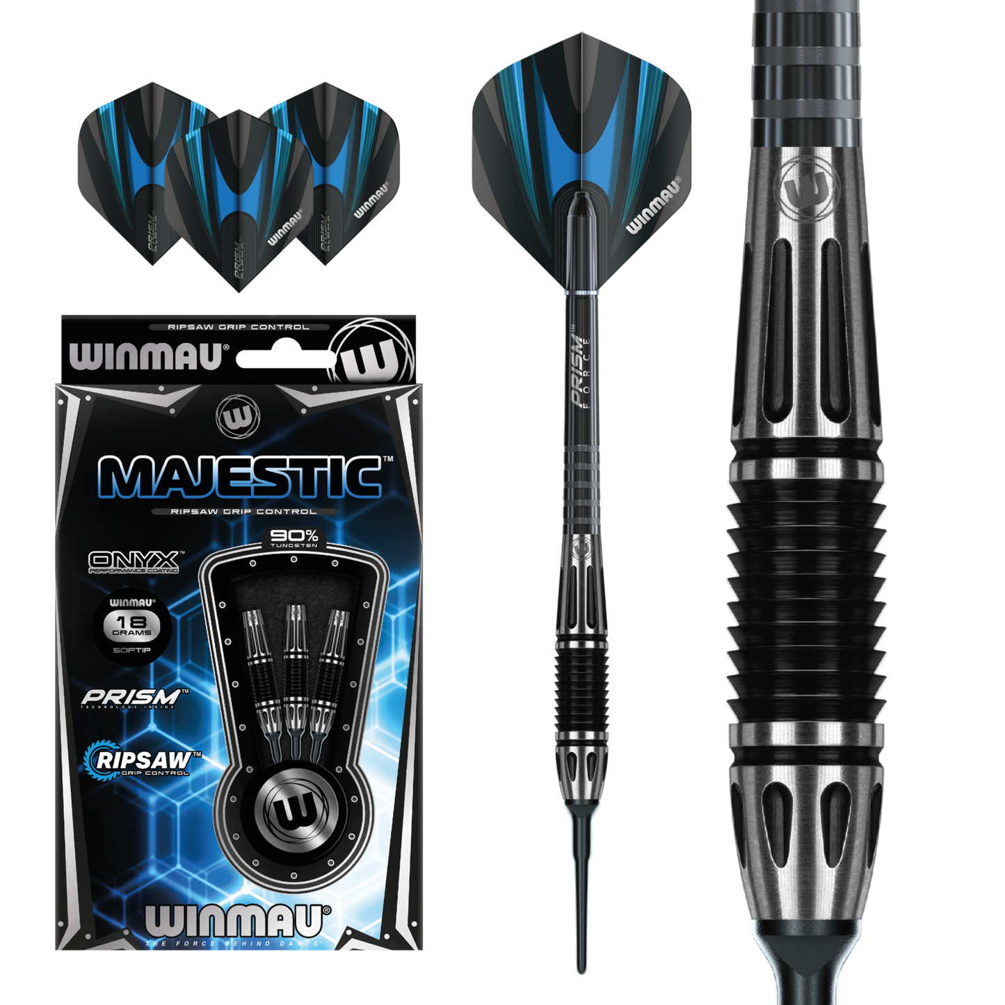 Winmau Majestic 90% Tungsten Softdarts