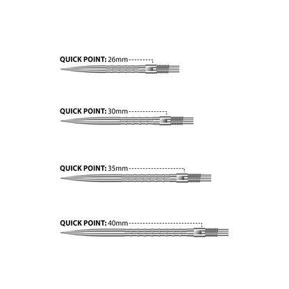 Harrows HM Grip Quick Point - Silber