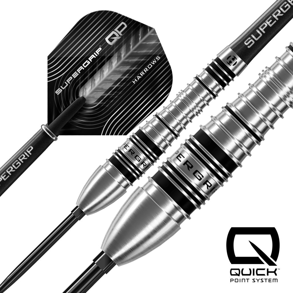 Harrows Supergrip QP Bomb 90% Tungsten Steeldarts