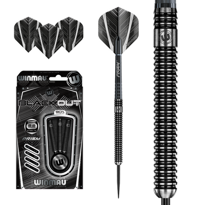 Winmau Blackout 90% Tungsten stalen darts