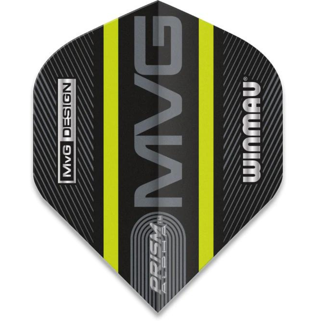 Winmau Prism Alpha Michael van Gerwen Vluchten (Groen)