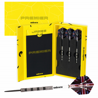 Unicorn Premier James Wade 90% wolfraam stalen darts