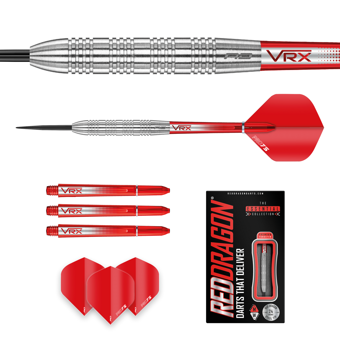 RedDragon Hell Fire B 80% Tungsten stalen darts 