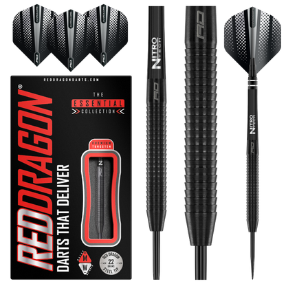 RedDragon Razor Edge zwarte 85% wolfraam stalen darts