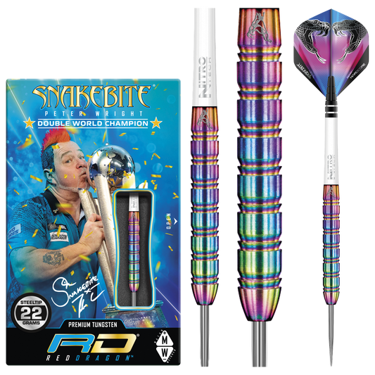 RedDragon Peter Wright Snakebite 1 85% Tungsten Steeldarts