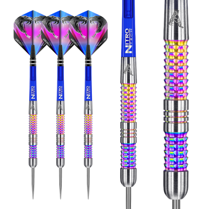 RedDragon Peter Wright Mamba Rainbow 90% Tungsten Steeldarts