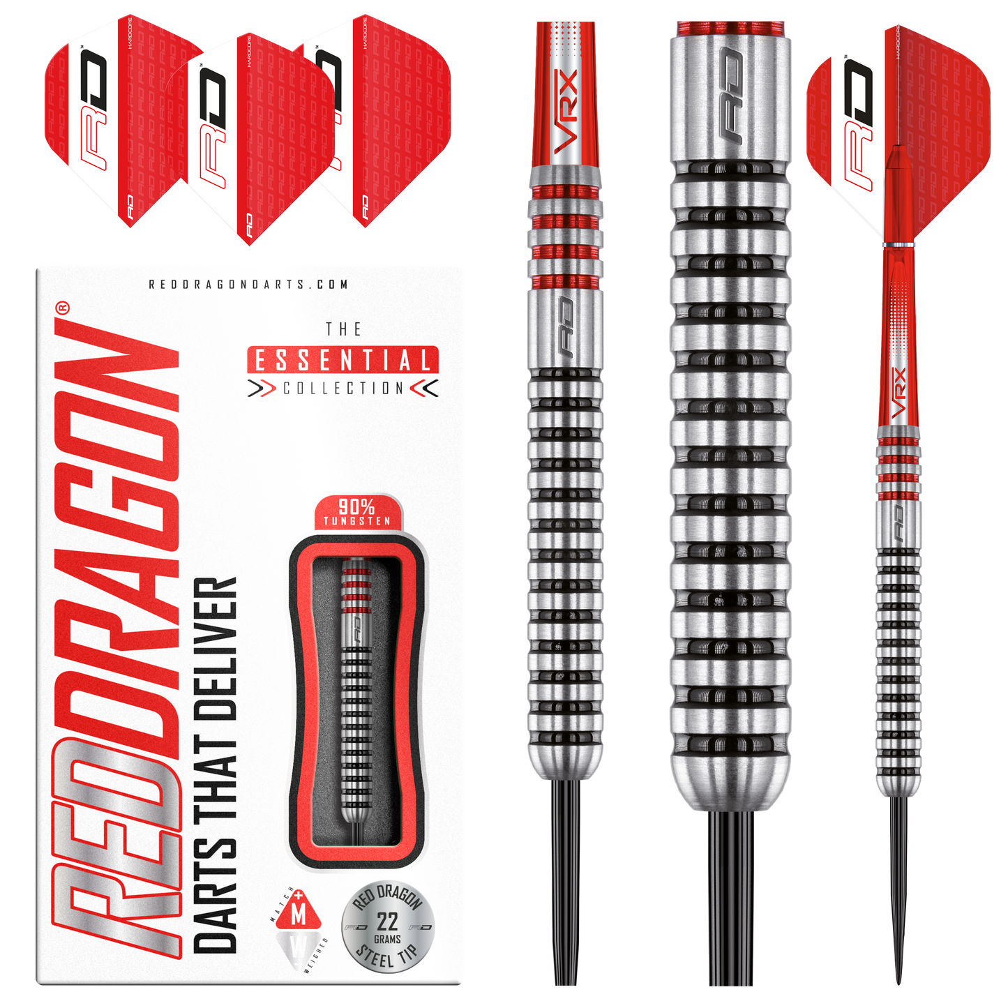 RedDragon GT3 90% Tungsten stalen darts